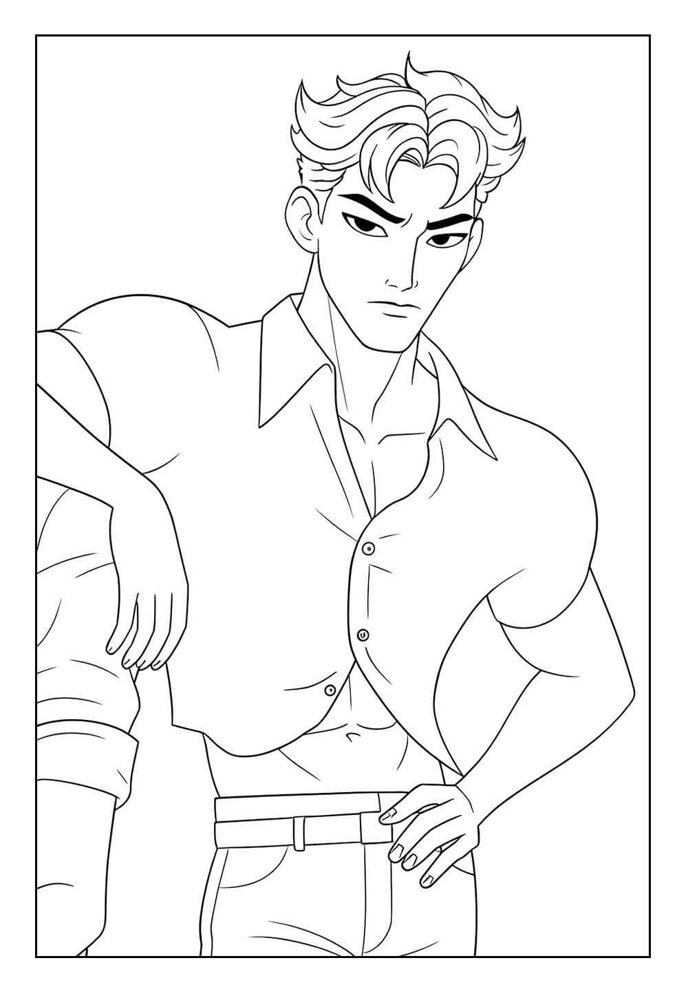 Jungen aus Saja Ausmalbilder 717