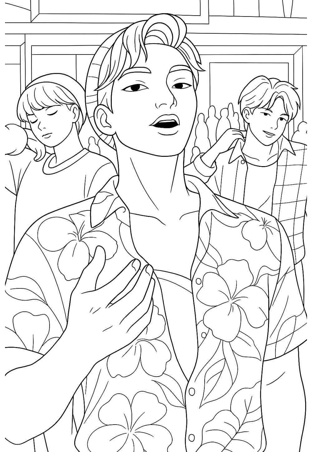 Jungen aus Saja Ausmalbilder 721