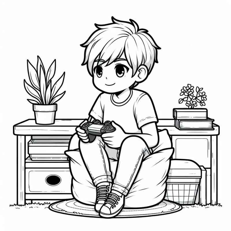 Jungen Ausmalbilder 854