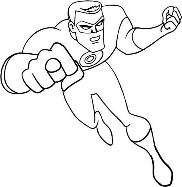 Justice League Ausmalbilder 076