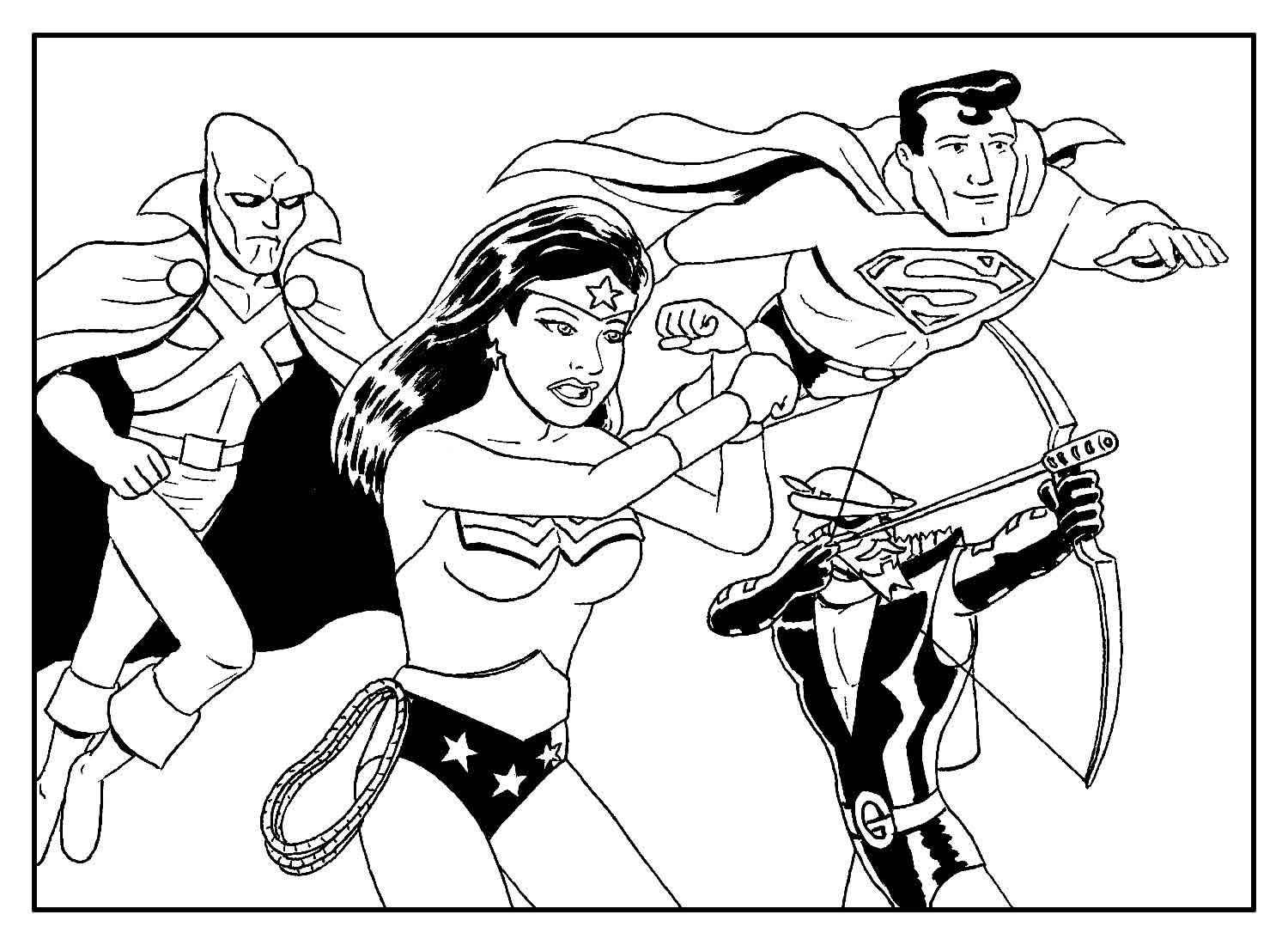 Justice League Ausmalbilder 156