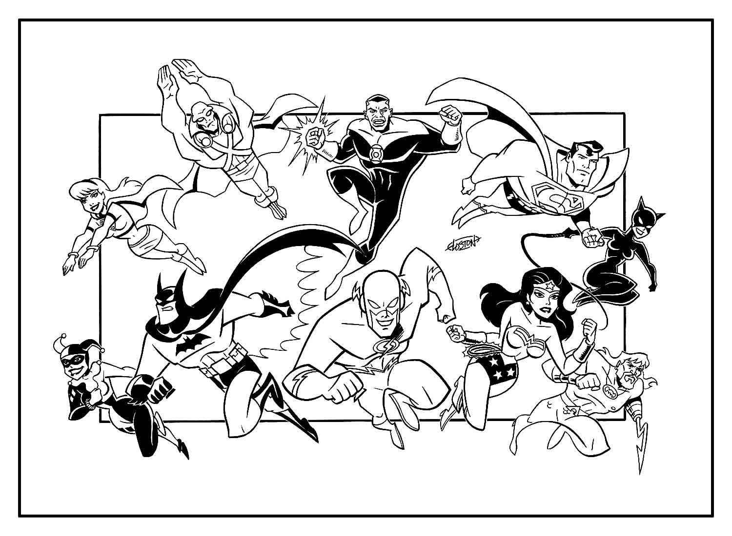 Justice League Ausmalbilder 184