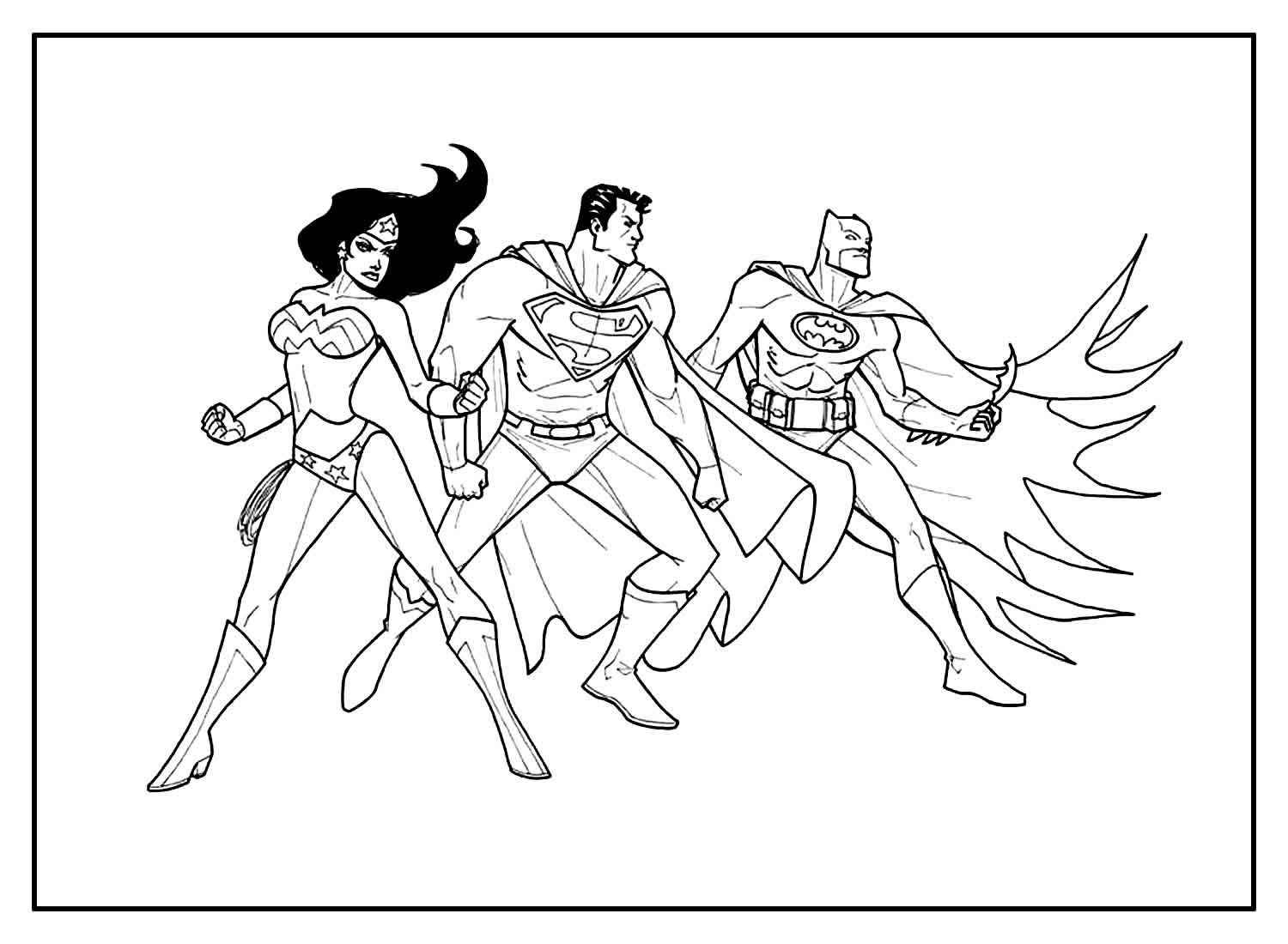 Justice League Ausmalbilder 229