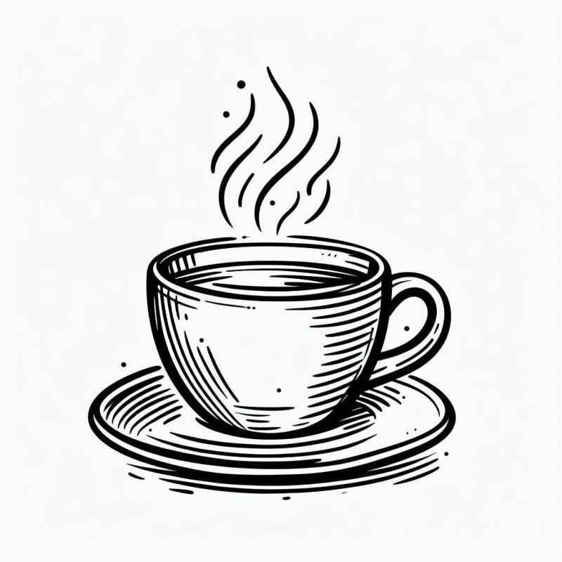 Kaffee Ausmalbilder 803