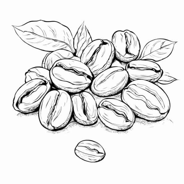 Kaffee Ausmalbilder 853