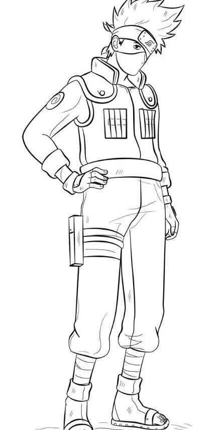 Kakashi Ausmalbilder 125