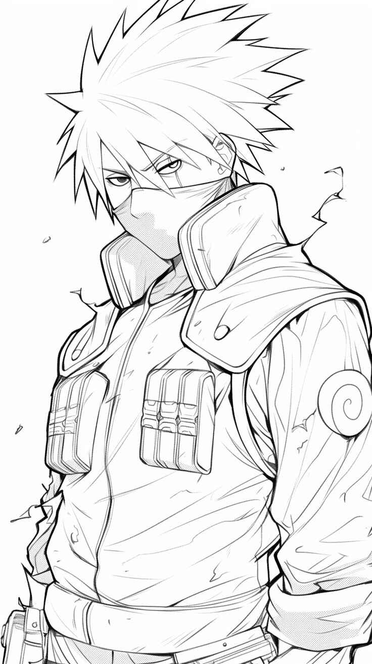 Kakashi Ausmalbilder 638