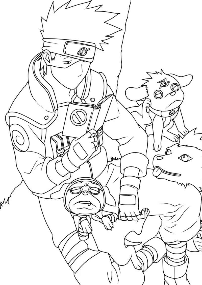 Kakashi Ausmalbilder 665