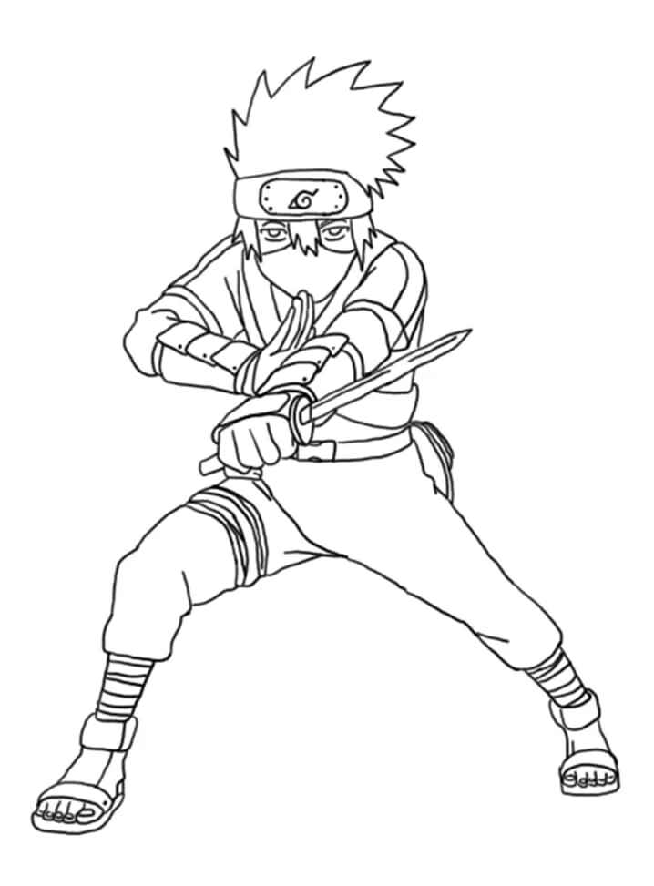 Kakashi Ausmalbilder 701