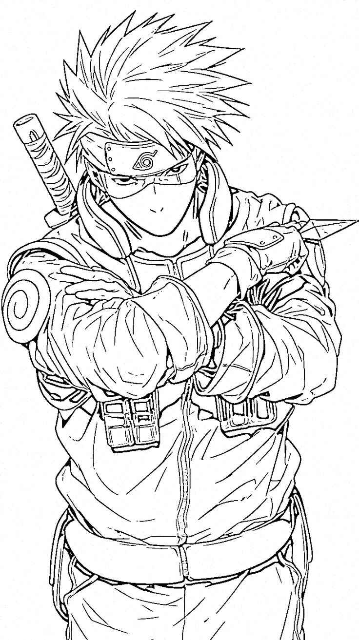 Kakashi Ausmalbilder 886