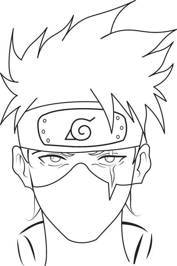Kakashi Ausmalbilder 916
