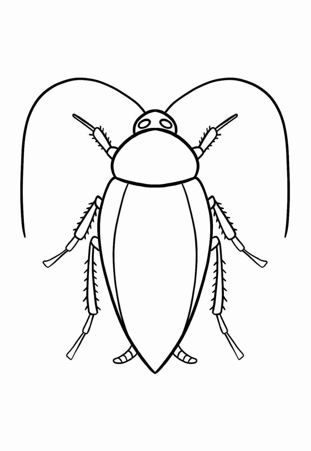 Kakerlake Ausmalbilder 004