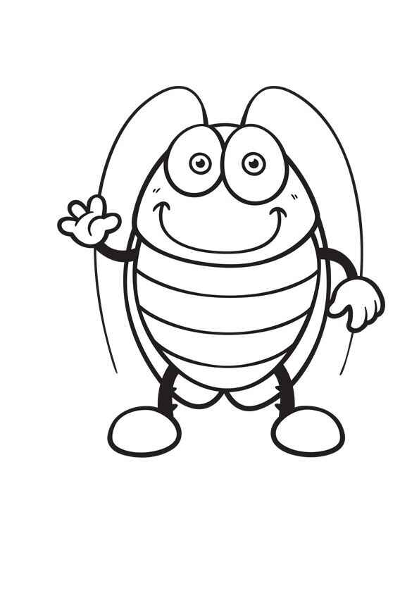 Kakerlake Ausmalbilder 643