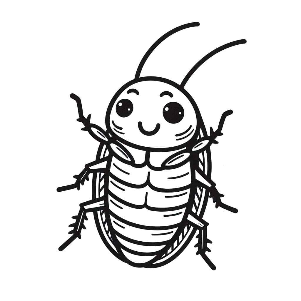 Kakerlake Ausmalbilder 752