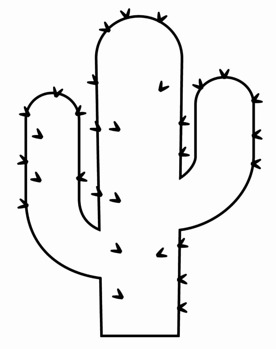 Kakteen Ausmalbilder 179