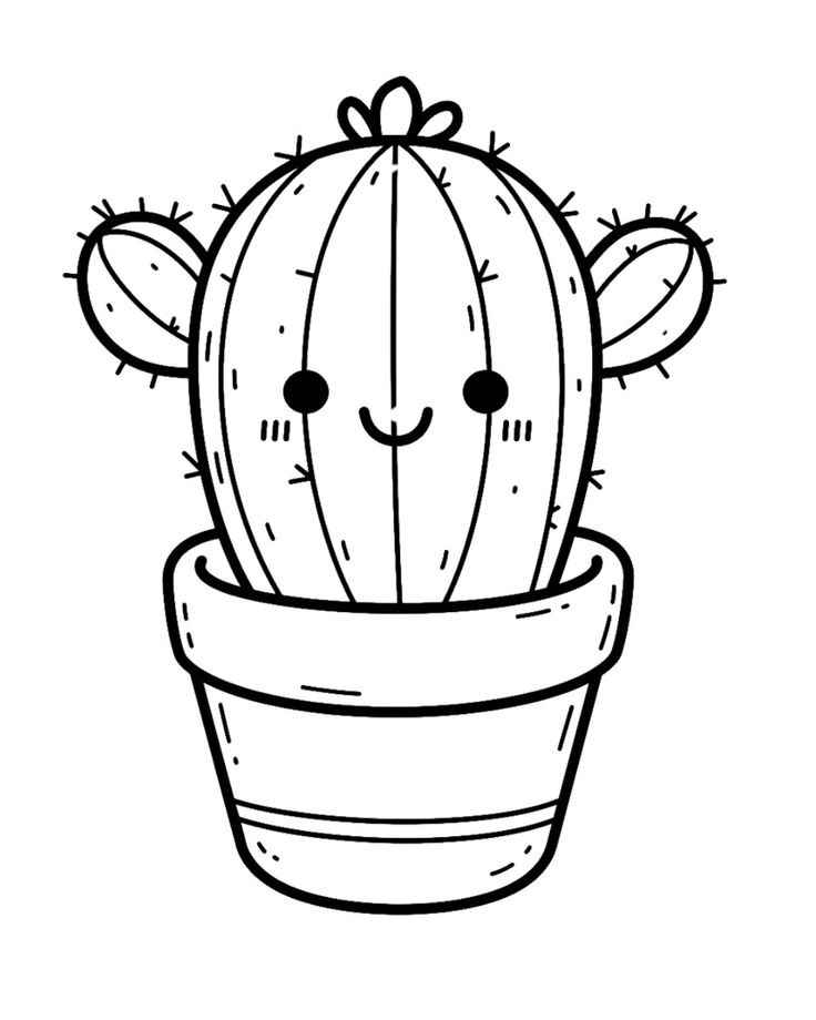 Kakteen Ausmalbilder 276