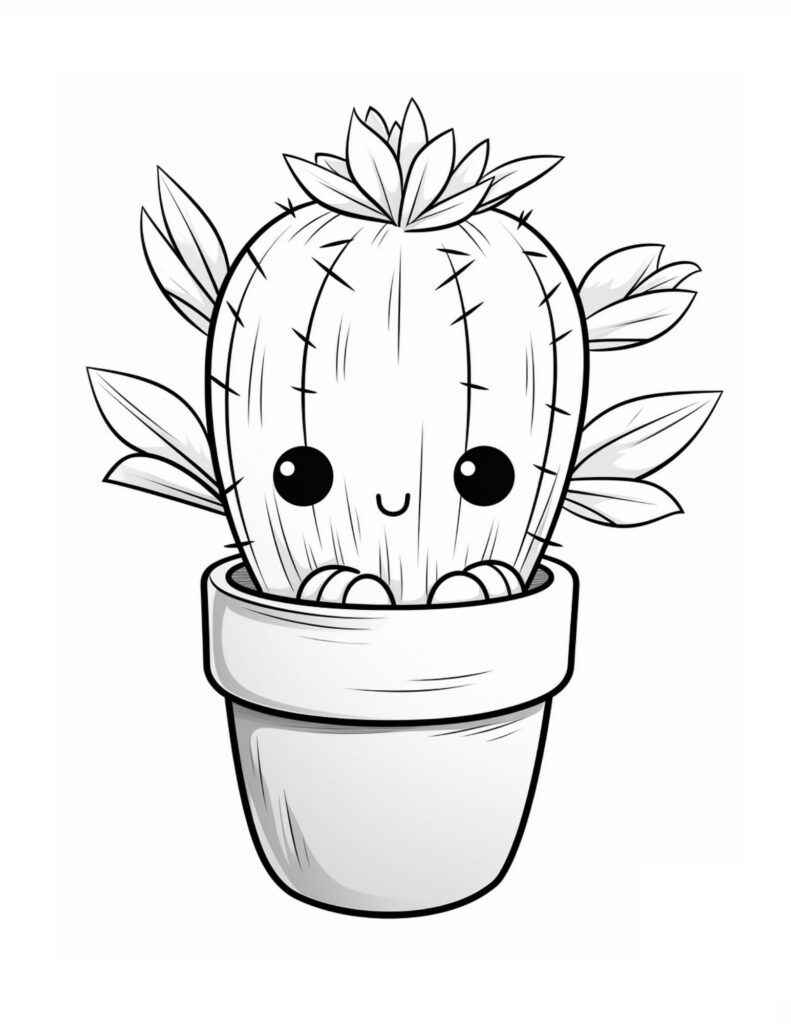 Kakteen Ausmalbilder 359