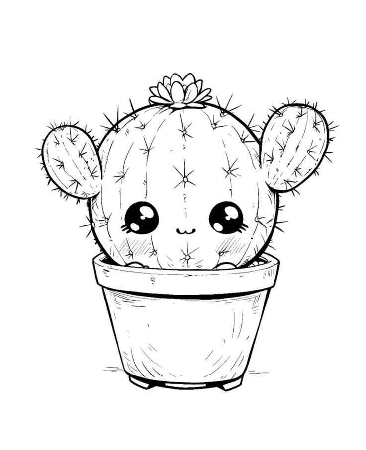 Kakteen Ausmalbilder 674