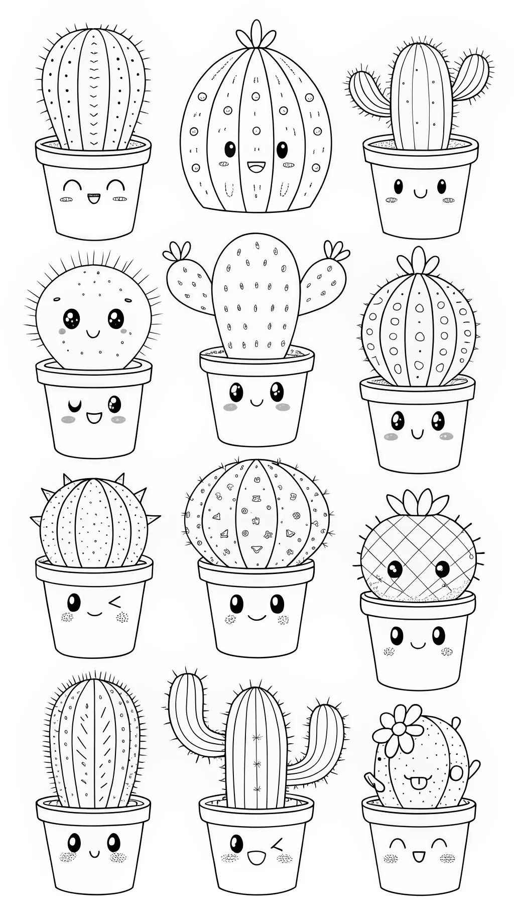 Kakteen Ausmalbilder 838