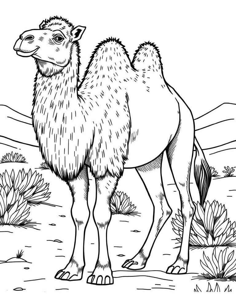 Kamel Ausmalbilder 653