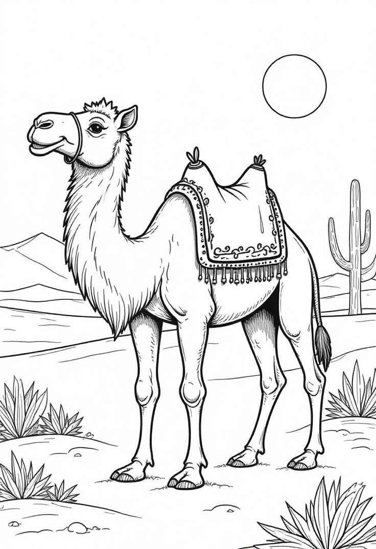 Kamel Ausmalbilder 842