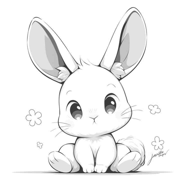 Kaninchen Ausmalbilder 397