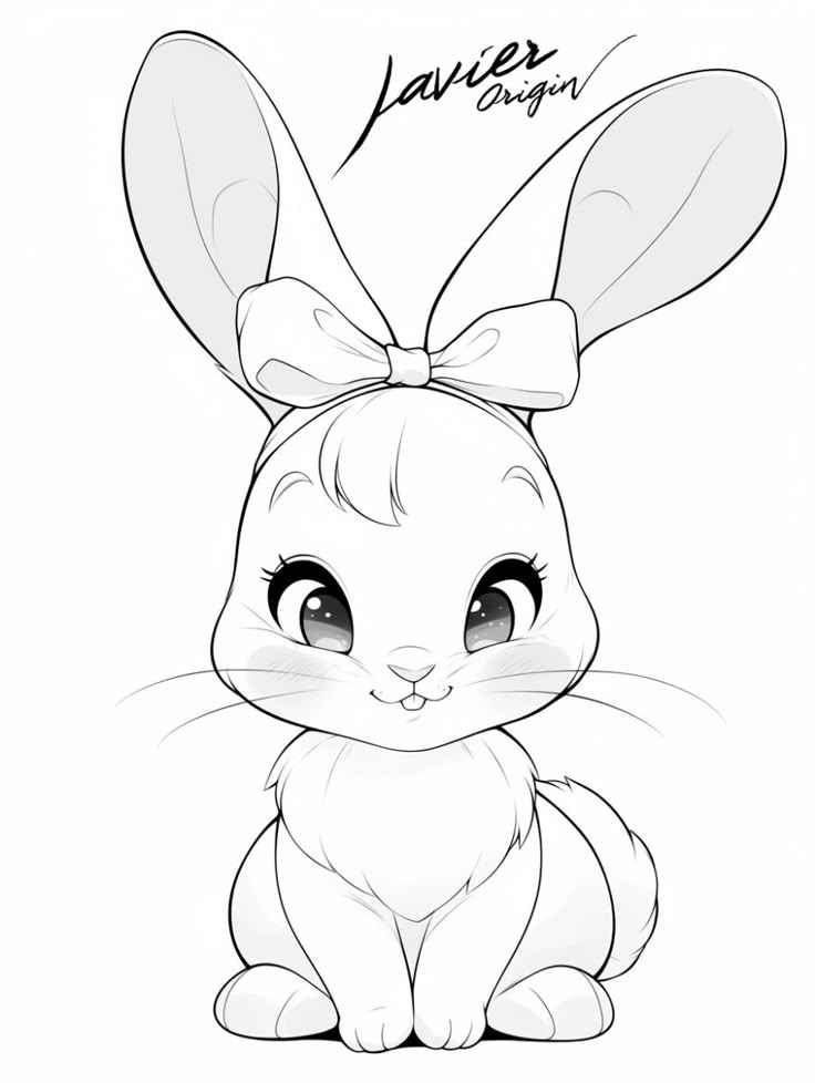 Kaninchen Ausmalbilder 780