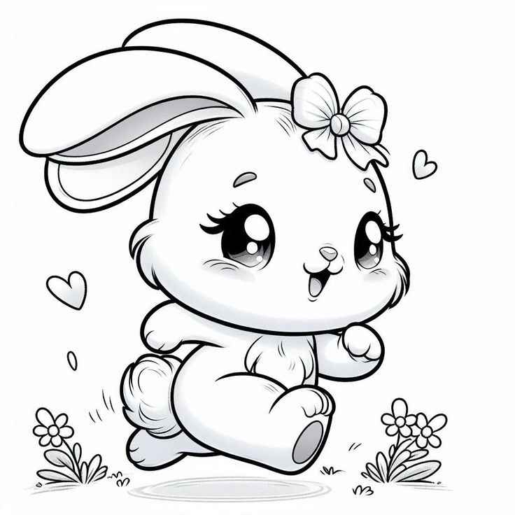 Kaninchen Ausmalbilder 803