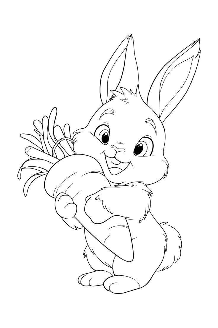 Kaninchen Ausmalbilder 884