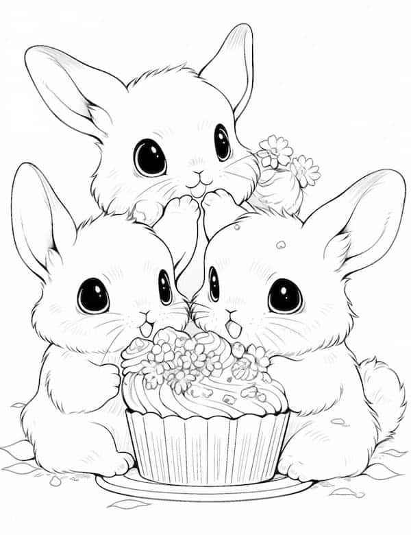 Kaninchen Ausmalbilder 959