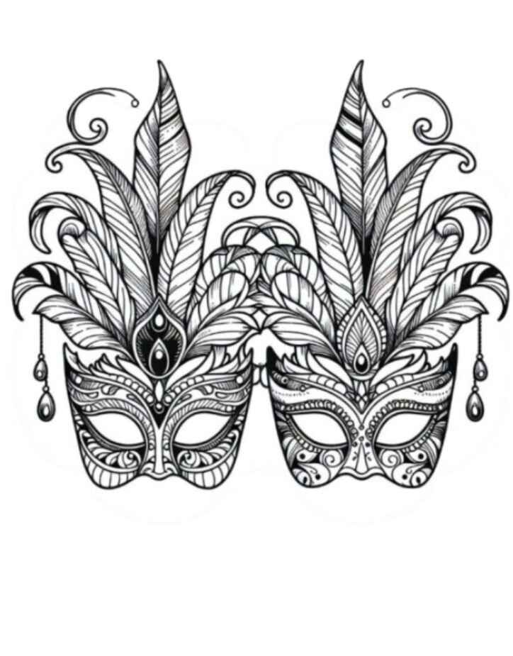 Karneval Ausmalbilder 015