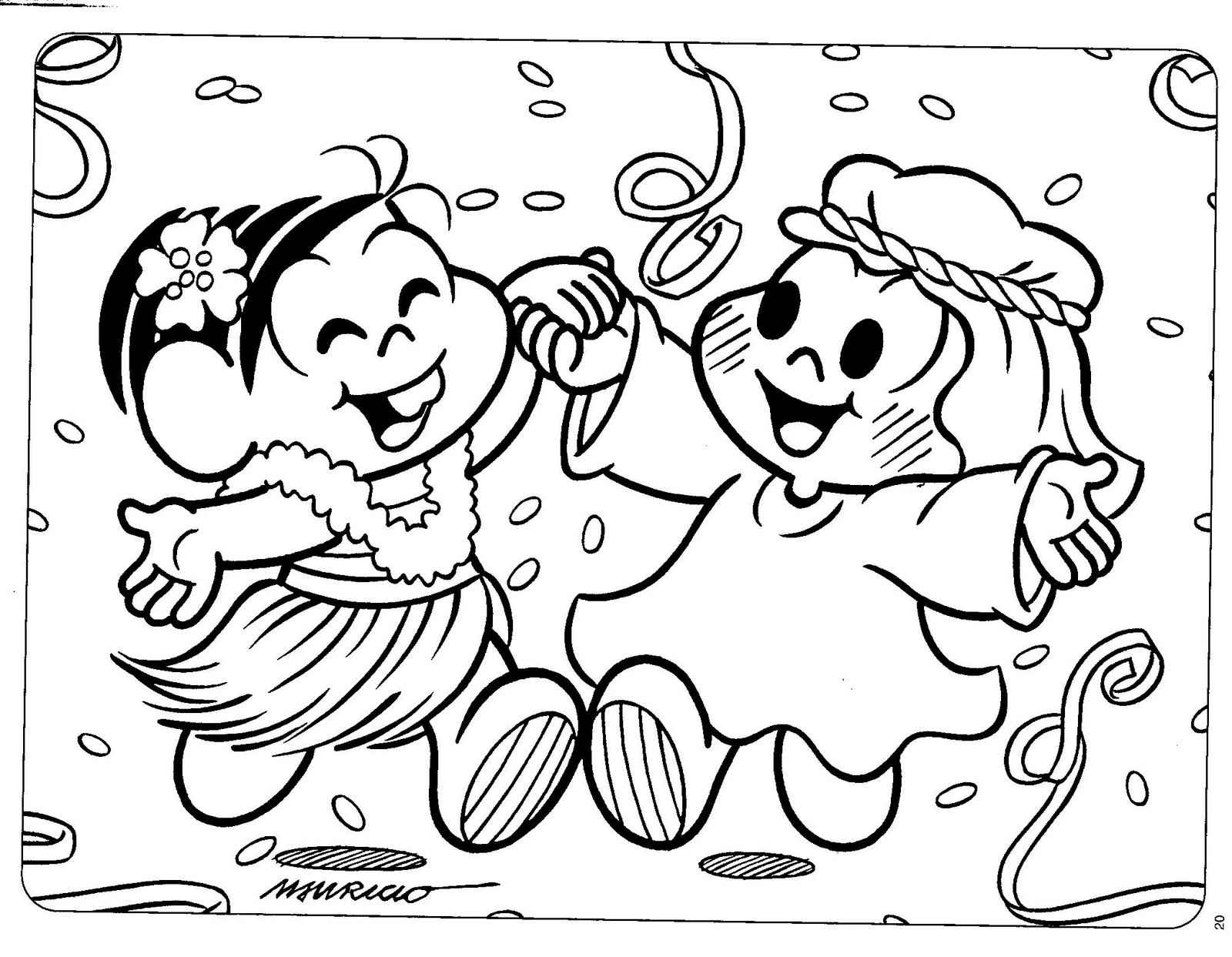 Karneval Ausmalbilder 040