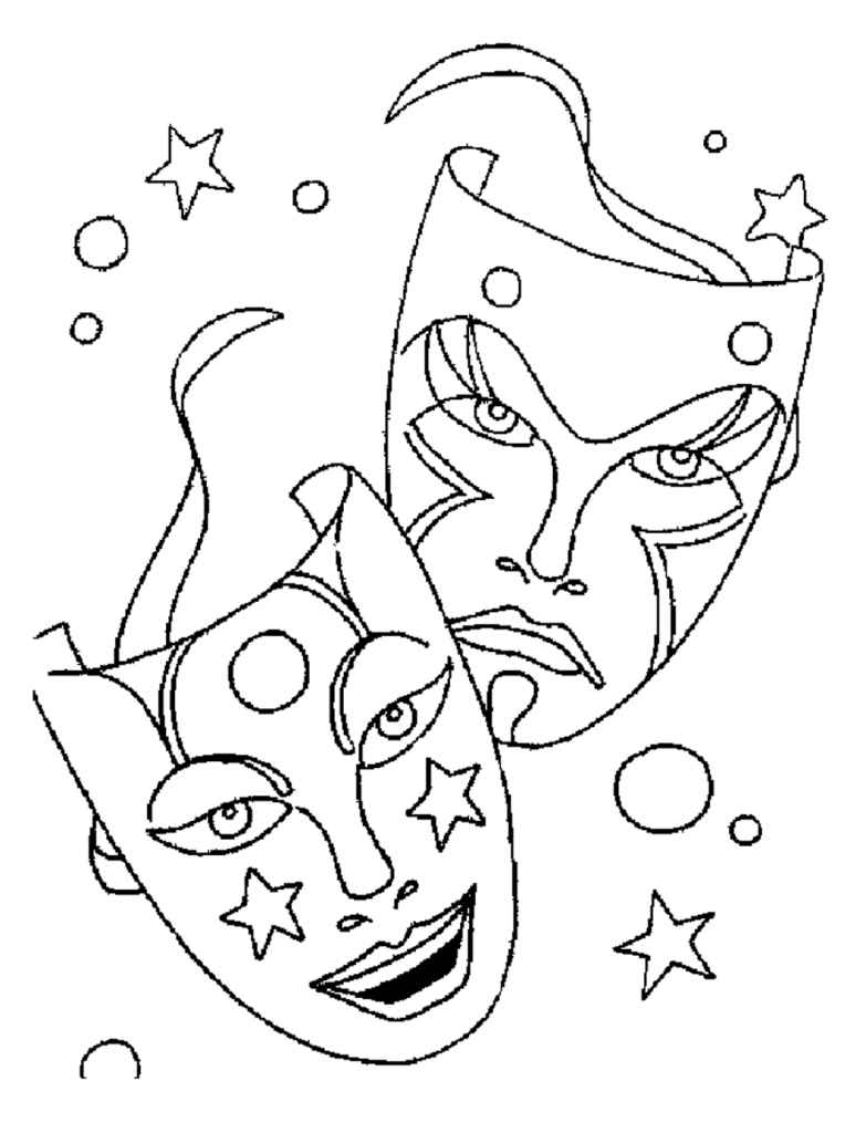 Karneval Ausmalbilder 047