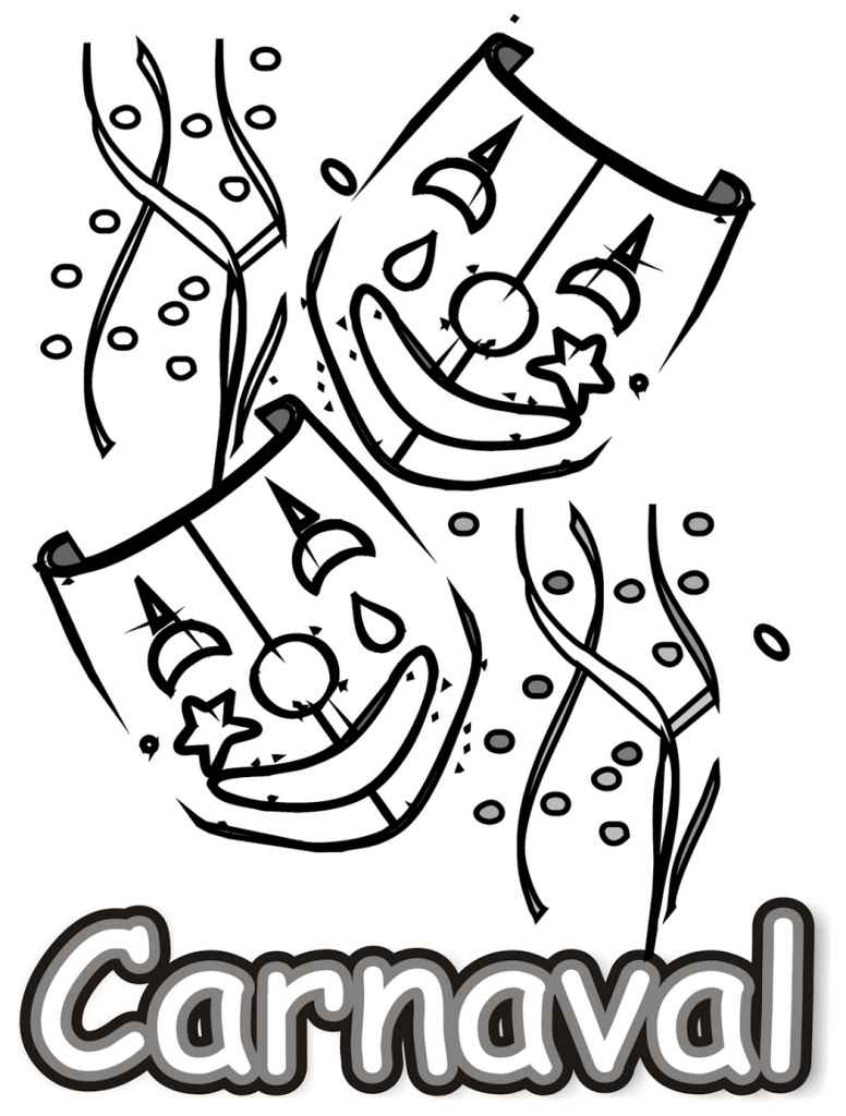 Karneval Ausmalbilder 071
