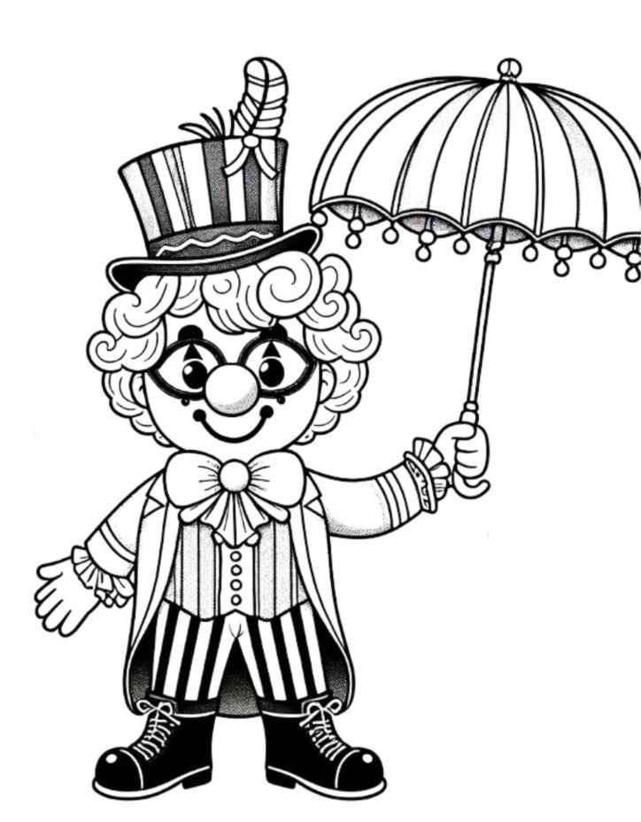 Karneval Ausmalbilder 084