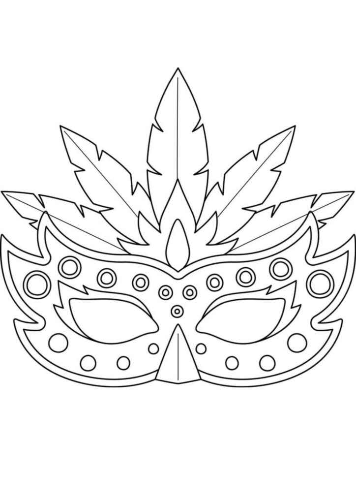 Karneval Ausmalbilder 098