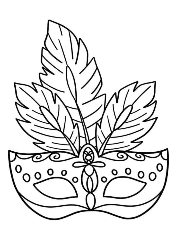 Karneval Ausmalbilder 229