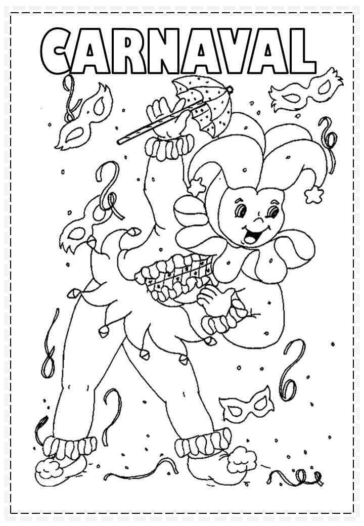 Karneval Ausmalbilder 236
