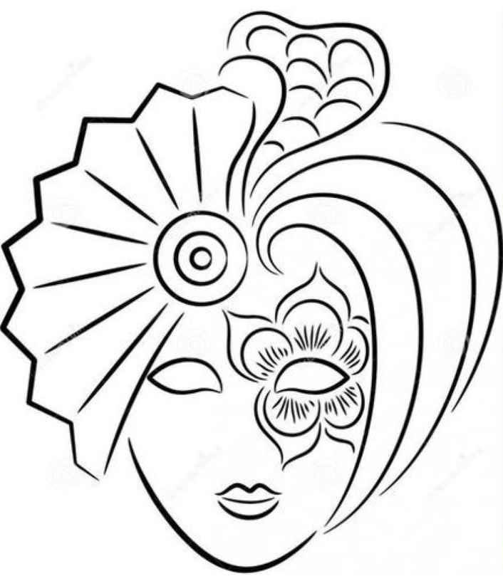 Karneval Ausmalbilder 265