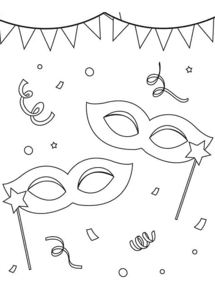 Karneval Ausmalbilder 309