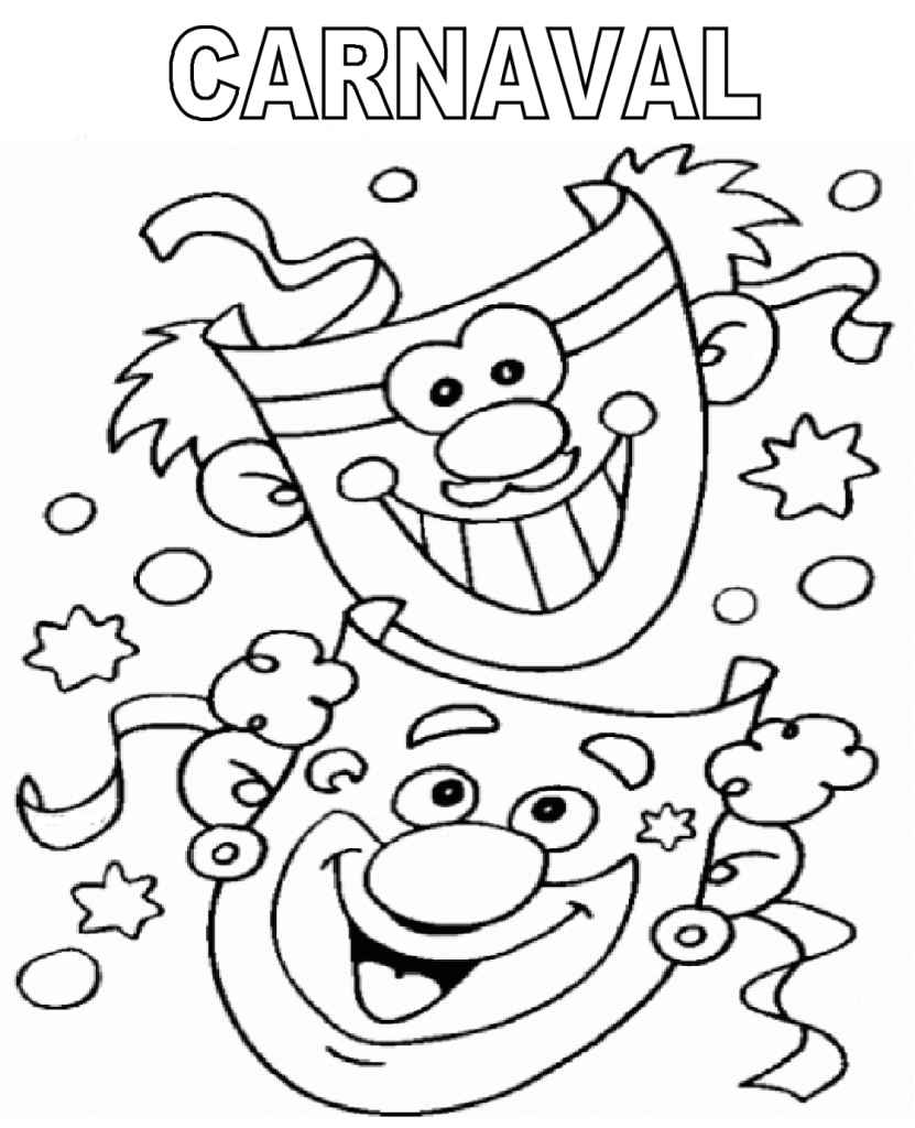 Karneval Ausmalbilder 341