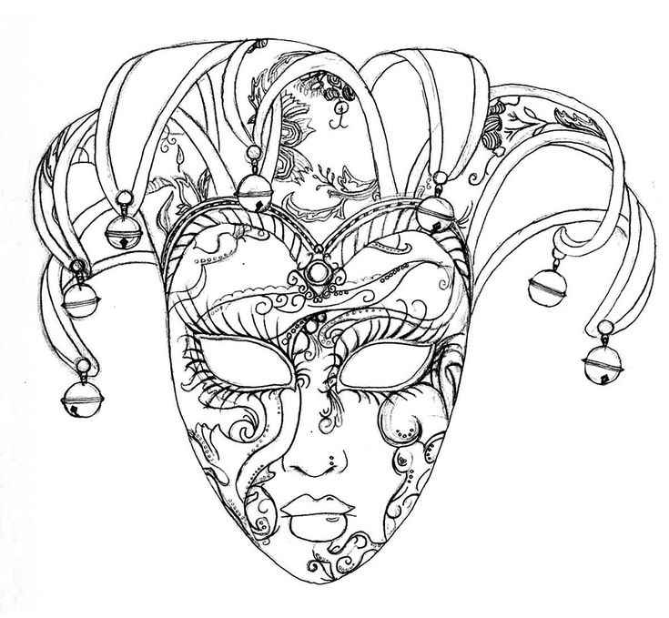 Karneval Ausmalbilder 345