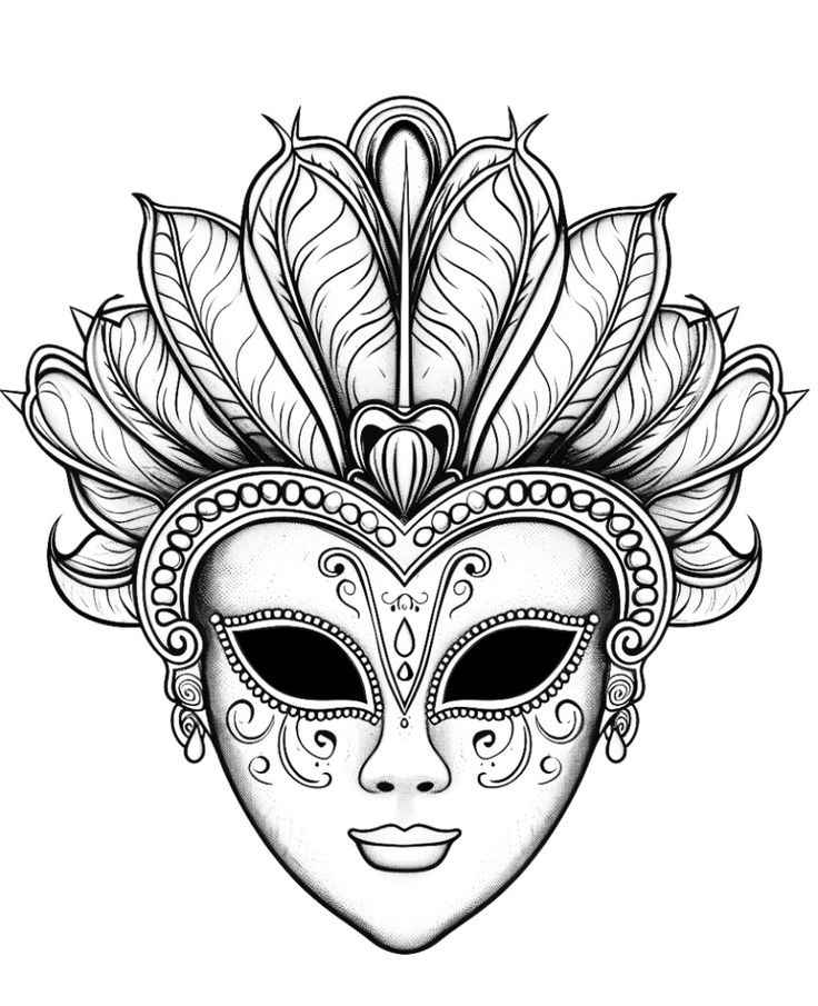 Karneval Ausmalbilder 388