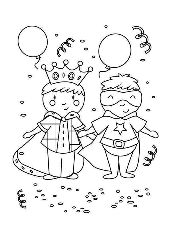 Karneval Ausmalbilder 393