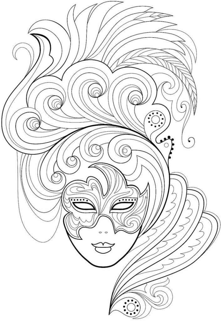 Karneval Ausmalbilder 396