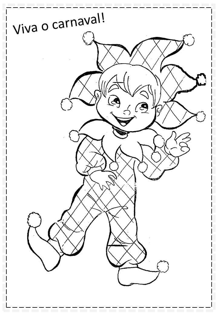 Karneval Ausmalbilder 443