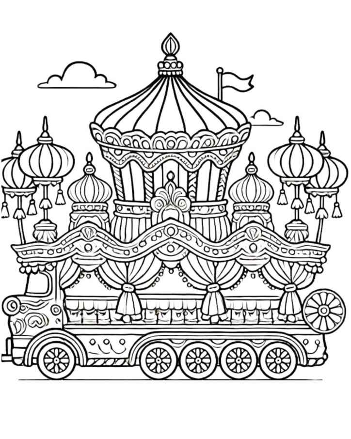 Karneval Ausmalbilder 503