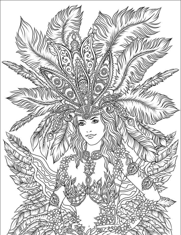 Karneval Ausmalbilder 681