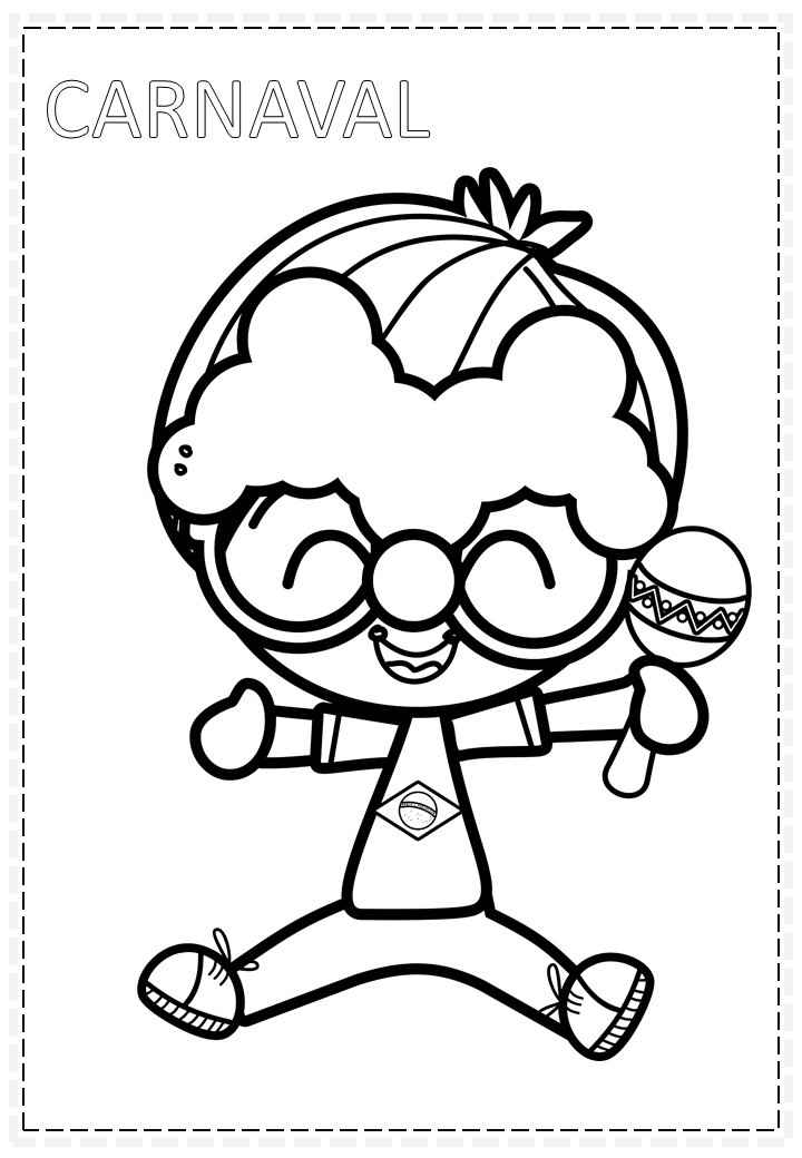 Karneval Ausmalbilder 752