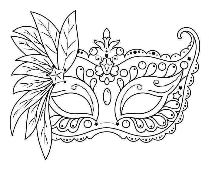 Karneval Ausmalbilder 828